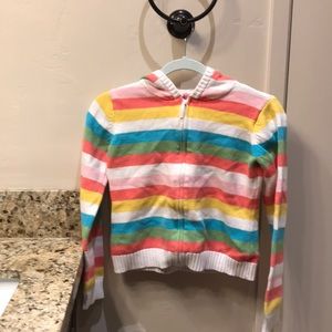 Knitted rainbow sweater!